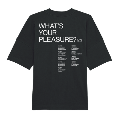 Black "What's Your Pleasure?" Tour Tee